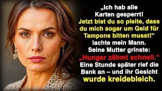 Mein Mann sagte: „Du wirst mich sogar um Geld für deine Tampons anbetteln müssen!“