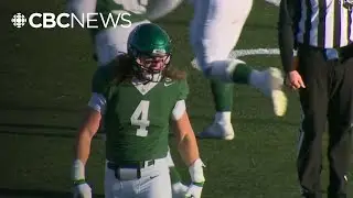 Linebacker Seth Hundeby prepares to play his final game in Huskies' green and white