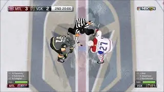 NHL 18 - Vegas Golden Knights vs Montreal Canadiens - Gameplay (HD) [1080p60FPS]