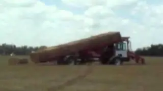 Stinger Stacker 6500 Straw harvest