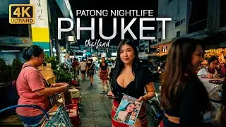 🇹🇭 4K HDR | Patong Beach, Phuket Thailand | Night Walk | Full Walking Tour
