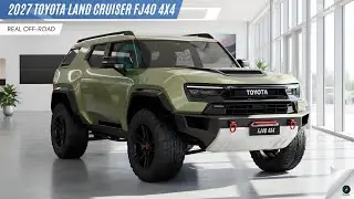 Toyota Land Cruiser FJ40 2027 года &mdash; создан для настоящего бездорожья, а не для трендов!
