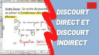 Paroles rapportées -  Discourt direct et discourt indirect + proposition subordonnée complétive B