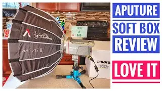 Review Aputure Light Dome Mini II Soft Box for Video Light Amaran 100x Bowen S Mount