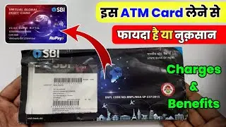 SBI Global Debit Card Hidden Charges And Benefits | SBI International Debit Card Unboxing and Review