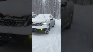 Nissan Titan in snow #4x4