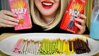ASMR POCKY STICKS *No Talking | EATING SOUNDS