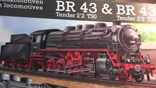 Модель паровоза Steam Locomotive BR 43&Tender 2`2 T32, Revell,1/87, HO