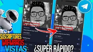 &iquest;Suscriptores BOTS en TELEGRAM🤖? Como conseguir MUCHOS MIEMBROS, SUSCRIPTORES en GRUPOS y CANALES😮📈