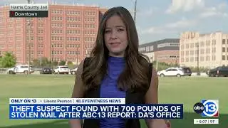 ONLY ON 13: Theft suspect found with 700 pounds of stolen mail after ABC13 report, DA's office says