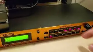 Boss GX-700 ( Patching in an external pedal with the Loop)