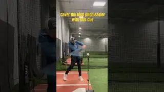 Tip for hitting the high fastball #hittingtips #baseball