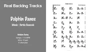 Dolphin Dance | Herbie Hancock - Real Jazz Backing Track - Play Along