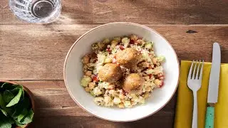 Vegan Buddha Bowl with Nutfruit Balls