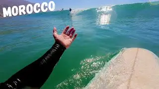 Surfing PERFECT Waves in Morocco (RAW POV)