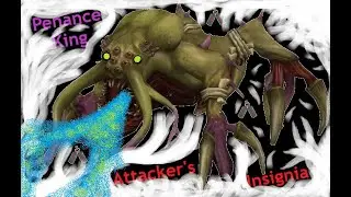 Getting my Attacker's Insignia (BIS DPS). Penance King. Healer role. Hardmode wave 10.