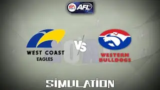 AFL 99 (1999) - West Coast Eagles против Western Bulldogs [Симуляция игрового процесса]