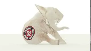 Elephant stamped by 52JokersWild