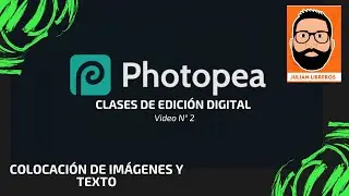 Colocar imágenes jpg y texto en photopea
