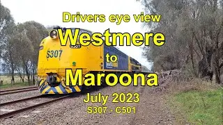 Drivers eye view, Westmere to Maroona