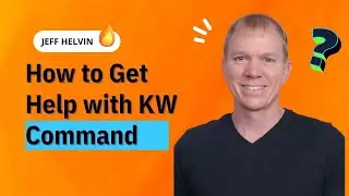 How and Where to Get Help with KW Command