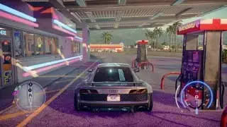 Driving my 1000hp audi r8 aroud palm city in Need for Speed Heat