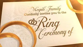 Ring ceremony invitation video 2020 | Engagement Invitation Video | VR 63