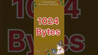 1KB is equal to 1024 Bytes
