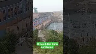 hirakud dam burla sambalpur #hirakud #odisha #longest