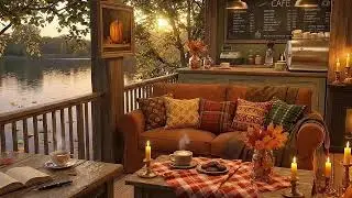 Warm Cozy Jazz 🍂 Fireplace Music for Study, Work, Rest & Stress Relief