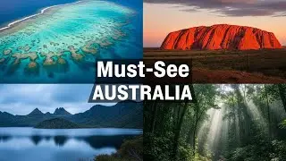 Top Must-See Places in Australia | Great Barrier Reef, Uluru, Tasmania & Daintree (4K)