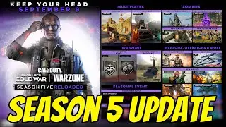 SEASON 5 RELOADED UPDATE DEUTSCH | Neue Outbreak Map | Cold War Zombies