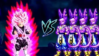 GOKU BLACK PULGAMATION V3 OP (ALL FORM) VS LORD BEERUS MUI V4 OP X 4 in Jump Force Mugen