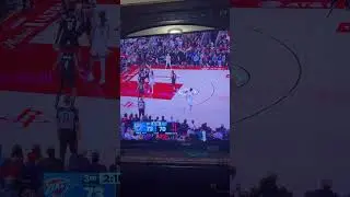SGA just be out there doing things 😂😂⚡️⚡️ #nba #okc #rockets #sga #thunder