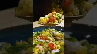 American corn salad 🥗 #shorts