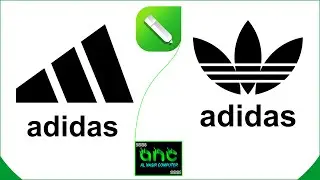 Adidas logo in coraldrawl 2021 | Logo in Coral Draw | Create Your own Logo in Coraldraw 221.