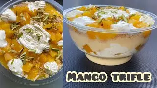 Mango Trifle Delight Recipe || Quick and Easy Mango Trifle Delight || Mango Dessert - sweet