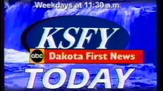 KSFY Dakota First News Today promo 2000