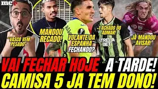 VAI FECHAR MAIS 1 HOJE A TARDE: VASCO ACERTANDO COM CAMISA 5 DO FUTEBOL ESPANHOL! CUIABANO VAI JOGAR