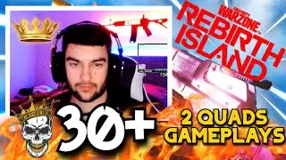 *NEW* WARZONE Booya Drops 30+ Kills!! W/Swagg Rebirth Island Amazing 2 Win Gameplays!!