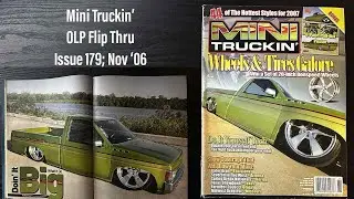 Mini Truckin Magazine Issue 179; Nov 2006