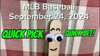 MLB Baseball Picks and Predictions for September 24, 2024 Boston Red Sox VS Toronto Blue Jays