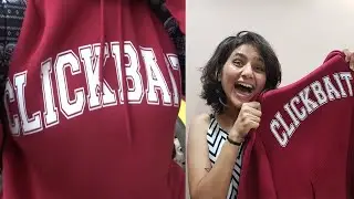 I FINALLY GOT MY CLICKBAIT HOODIE !!