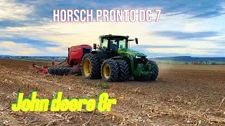 John deere 8r/horsch pronto dc 7-setí 