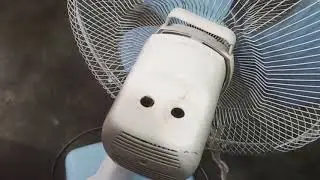 Convert AC DESK FAN / 220v to 12v DC