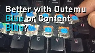 Outemu Blue vs Content Blue