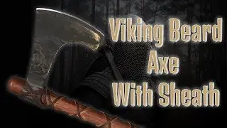 Viking Beard Axe with Sheath - Medieval Collectibles