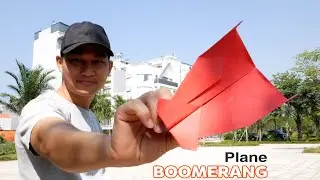 Great creative idea for the king of boomerang paper airplanes. Mixer Origami