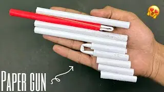How to make paper gun at home with waste material | making paper gun easy and fast | diy
