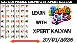 Puzzle Solve 27/01/2026 ||  Reasoning Tricks In Hindi  || Xpert kalyan